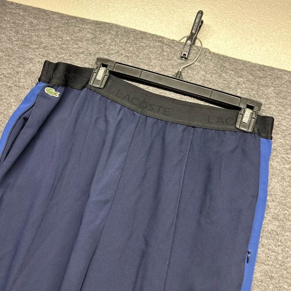Lacoste Men's‎ Navy Blue Track Pants Side Stripe Athletic Joggers Size 44